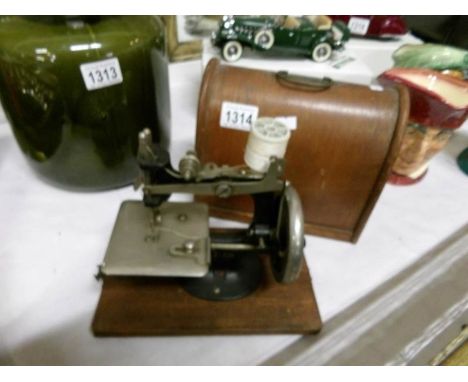 A Vintage child's sewing machine