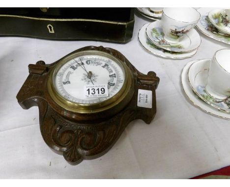 An oak barometer