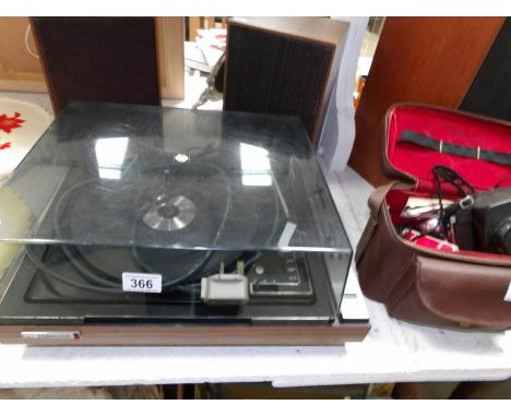 A Ferguson stereo record player with speakers