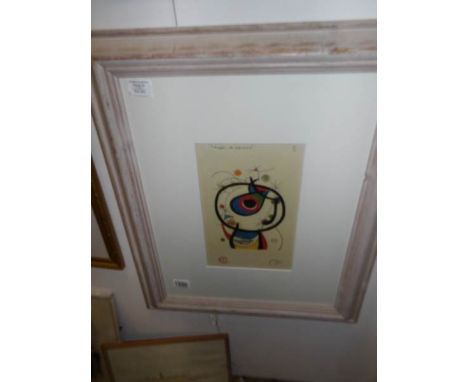 A vintage Joan Miro artist's proof signed 'Miro'