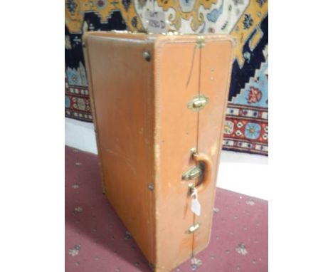 A good fully fitted vintage travelling trunk