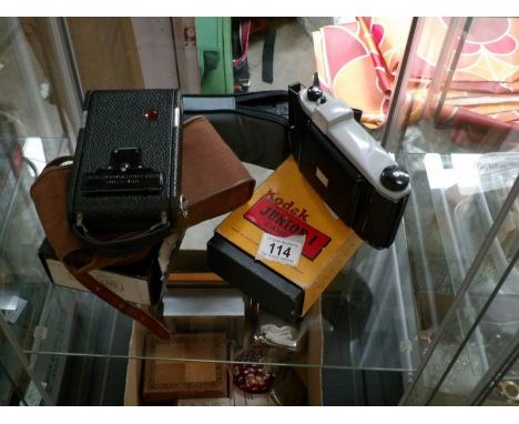 A Kodak Junior No.1 autographic camera and another Kodak Junior No.1 camera