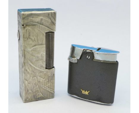 A Dunhill lighter and one other