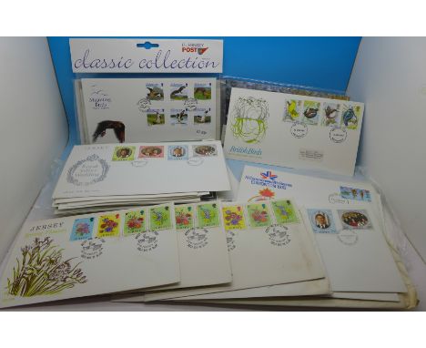 Stamps;- a collection of mainly 1970's First Day Covers, some 1980's and presentation packs