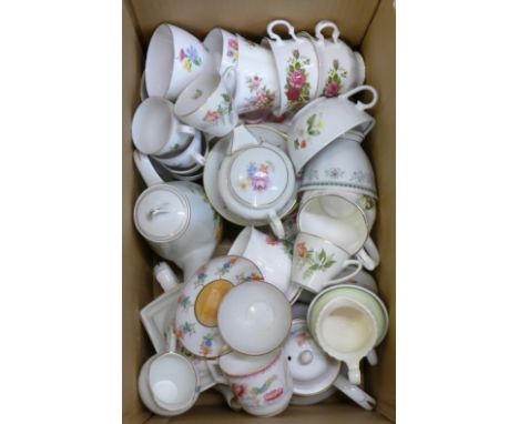 A Czechoslovakian tea set, 1950's and other decorative china, including Staffordshire