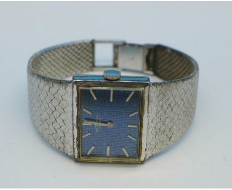 A lady's silver Rotary wristwatch