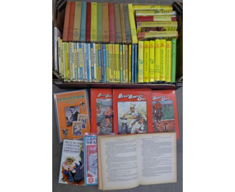 A collection of Billy Bunter hardback and paperback books, including Billy Bunter's First Case, first published 1953, Billy B