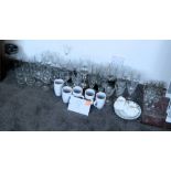 Assorted Glassware and Crockery.