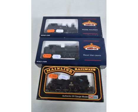 TWO BOXED BACHMANN OO GAUGE TANK LOCOMOTIVES, class 8750 No.4666 (32-203) and class J72 No.68727 (31-058), both in weathered 