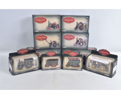 TEN BOXED 1:50 SCALE LIMITED EDITION CORGI VINTAGE GLORY OF STEAM DIECAST MODELS, to include model no.s 80103, 80104, 80105, 