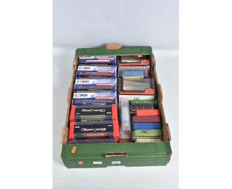 A COLLECTION OF BOXED AND LOOSE 1:76 SCALE CORGI 'THE ORIGINAL OMNIBUS COMPANY' DIECAST MODEL BUSES, to include a Q1 Trolleyb