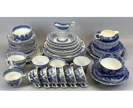 A WOOD &amp; SONS 'YUAN' DINNER &amp; TEA SERVICE, a Leighton Pottery May Blossom part service, a Copeland Spode jug, a Georg