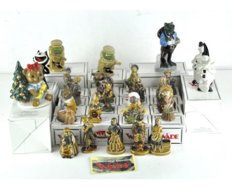 A collection of assorted Wade ceramic figures, various designs and models, to include Felix the Cat, Nursery Rhyme figures an