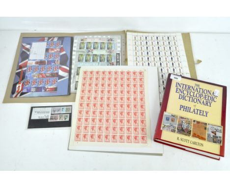 A collection of stamps including 2004 Rule Britannia! set, Gurnsey sheet, first class Emmerdale set, together with 'The Inter