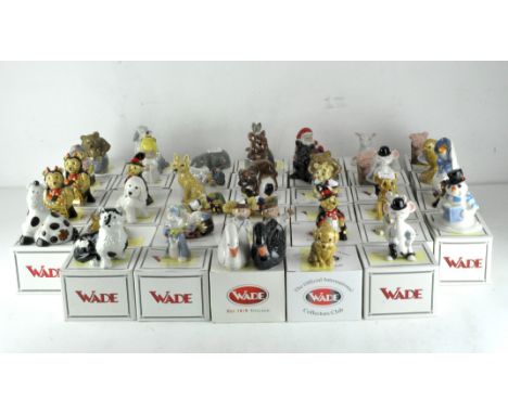 A large selection of Wade ceramic figures, various designs and models, to include Mother Goose, Arundel Town Mouse, Silent Ni