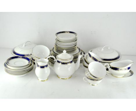 A Royal Grafton Viceroy tea and dinner service, comprising dinner plates, tea cups, saucers, tureens and more