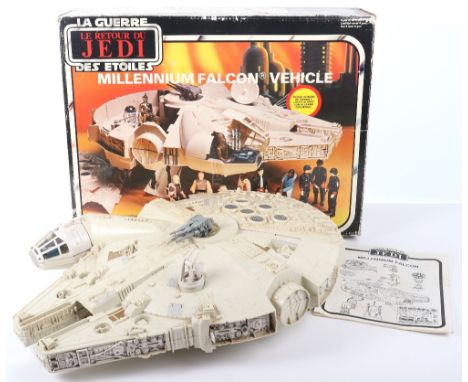 Vintage Palitoy General Mills Star Wars Return of The Jedi Boxed Millennium Falcon Vehicle, complete with the Jedi Training b