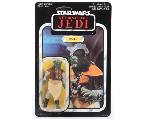 Palitoy General Mills Star Wars Return of The Jedi Klaatu, Vintage Original Carded Figure, 3 ¾ inches mint, factory sealed bu