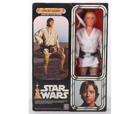 Vintage Denys Fisher Star Wars Large Size Action Figure Luke Skywalker, 11 ¾ inch poseable figure, complete with light sabre,