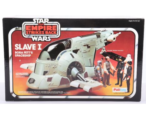 Vintage Boxed Palitoy Star Wars The Empire Strikes Back Slave I Bobba Fetts Space Ship, Cat.No. 33356, in mint sealed box con
