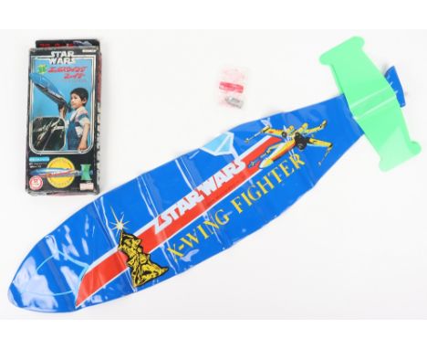 Scarce Vintage Star Wars Takara (Japan) Inflatable X-Wing Fighter, circa 1978, in mint original condition, with repair kit, o