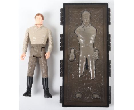 Vintage Star Wars Power of The Force Last 17 Han Solo with Carbonite Chamber loose Action Figure, 3 ¾ inches, in near mint or