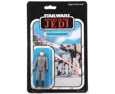 Palitoy General Mills Star Wars Return of The Jedi AT-AT Commander Vintage Original Carded Figure, 3 ¾ inches mint, good seal