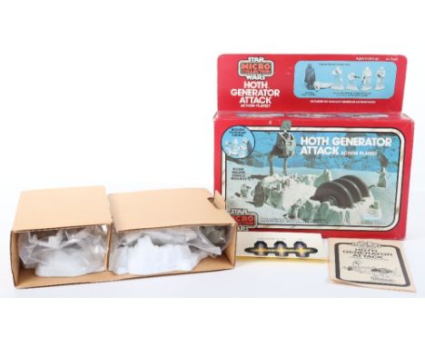 Vintage Kenner Star Wars Micro Collection Hoth Generator Attack Action Play Set, No.93420 in mint condition, modular action p