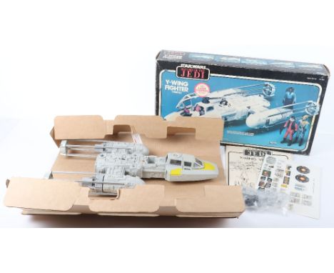 Vintage Boxed Kenner Star Wars Return of The Jedi Y-Wing Vehicle, no 70510, in mint condition, accessories and parts, instruc