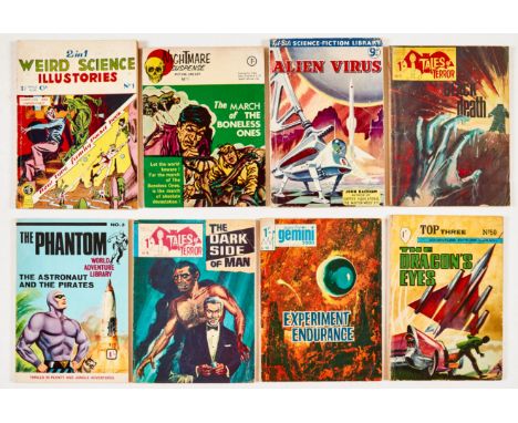Space/Horror Picture Libraries (1960s). Weird Science Illustories 1 (Cartoon Art Publ.) including Beyond Lies the Wub story b