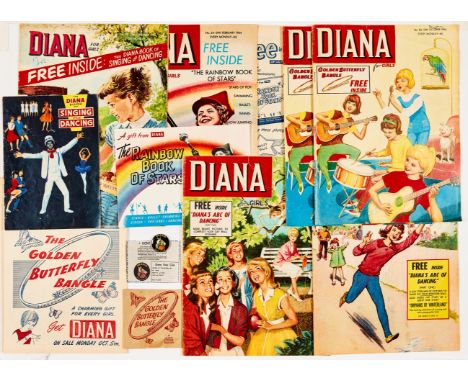 Diana (1963-64) No 32 wfg Diana Book of Singing and Dancing, No 54 wfg The Rainbow Book of Stars with (Judy 214 showing back 