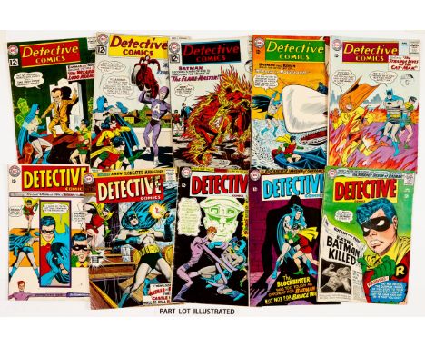 Detective (1962-66) 306-308, 314, 325, 327, 329, 342-345, 347, 353. #327 rear ten pages have small lower corner pieces torn a