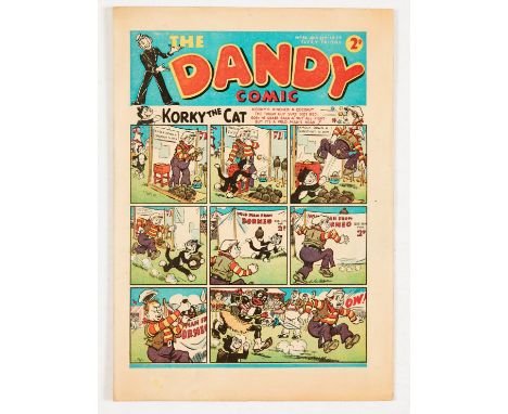 Dandy No 86 (1939). Page 17 ad for Magic Comic No 1. Bright covers, creamy white pages [vfn]