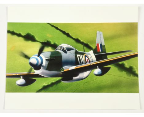 Airfix Original Artwork - North American Mustang III. &nbsp;Dimensions: 254mm x 203mm. &nbsp;Comprising: Cibachrome print (Ci