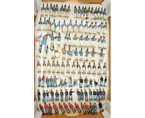 Britains, Timpo &amp; Similar - A Large Group of Pre &amp; Post-War Lead Soldiers. Including Timpo 'West Point Cadets' (c.195