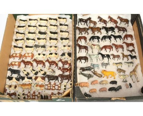 Britains, Charbens, Taylor &amp; Barrett and Similar.&nbsp; A large group of lead farm &amp; zoo animals. &nbsp;Conditions ge