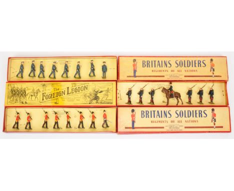 Britains - A Group of Post-War Boxed Sets. Comprising: Set No. 1711 'The Foreign Legion'; Set 76 'The Middlesex Regiment' &am