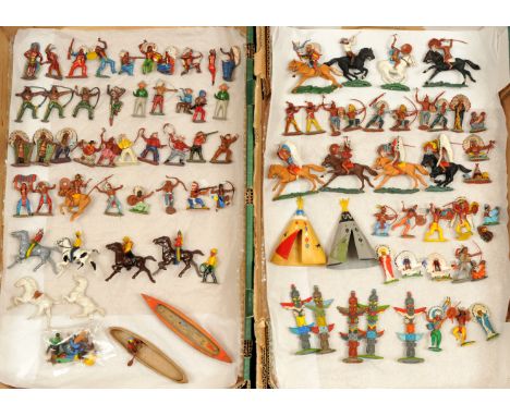 Britains, Herald, Timpo, Lone Star &amp; Others - A Group of Lead &amp; Plastic Figures &amp; Accessories. Comprising various