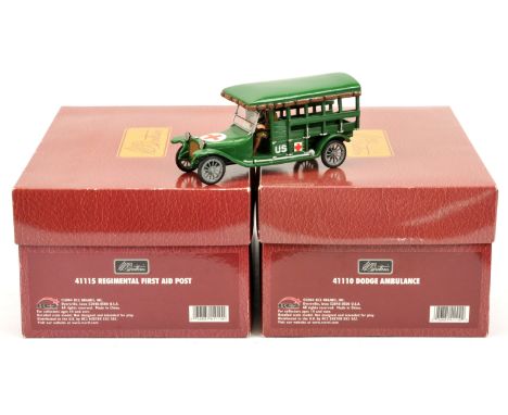 Britains - World War 1 Range - A Pair of Boxed Sets. Comprising: Set No. 41110 'Dodge Ambulance' &amp; 41115 'Regimental Firs