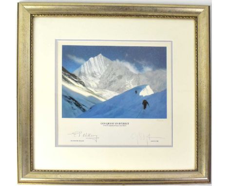 X GARY BLYTHE (b. 1959-); a signed limited edition print 'Conquest of Everest', no.44/950, signed to the margin by the artist