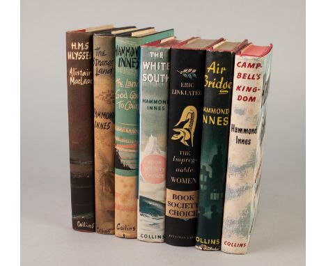 HAMMOND INNNES, THE WHITE SOUTH, published Book Society &amp; Collins, Dec. 1949, signed by the author, with dust jacket; Ham
