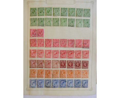 Stamp Collection in a Clear Container, Windsor album with line-engraved incl. many perf penny red plates with a few cds and a