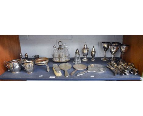 A Collection of Assorted Silver and Silver Plate