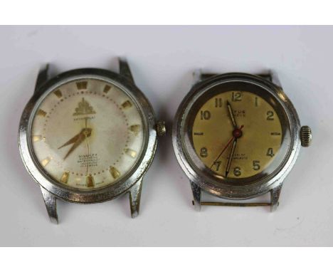 Two vintage Gents Mechanical Wristwatches, Titus Geneve with red sweep seconds hand &amp; an Orano Extra Flat 17 Jewel Nivafl