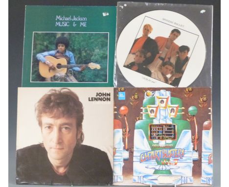A collection of LPs 1950s -1970s including Spandau Ballet, Elton Jonh, Michael Jackson, John Lennon, Motown, Donovan 