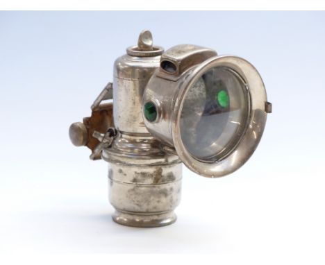 Lucas carbide vintage motorcycle lamp