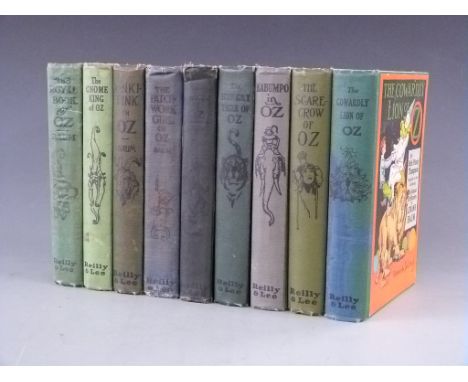 L. Frank Baum An Early Collection of Oz books published by Reilly & Lee and Illustrated by John R. Neill, including The Scare