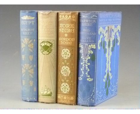 [A & C Black] The West Indies by John Henderson 1905, Egypt by R. Talbot Kelly 1903, Warwickshire 1906 and Yorkshire 1908 eac