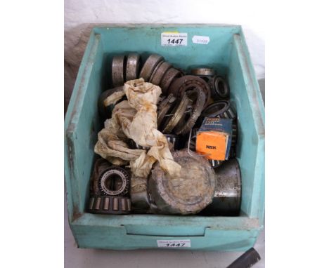 A quantity of taper roller and other bearings, including some still in boxes
