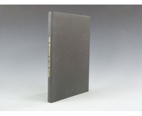 Lewis Carroll The Hunting of the Snark, signed by Byron Sewell illustrator. Catalpa Press 1974, limited to 250 copies, includ